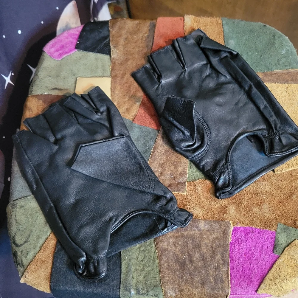 Goth/Punk Biker gloves